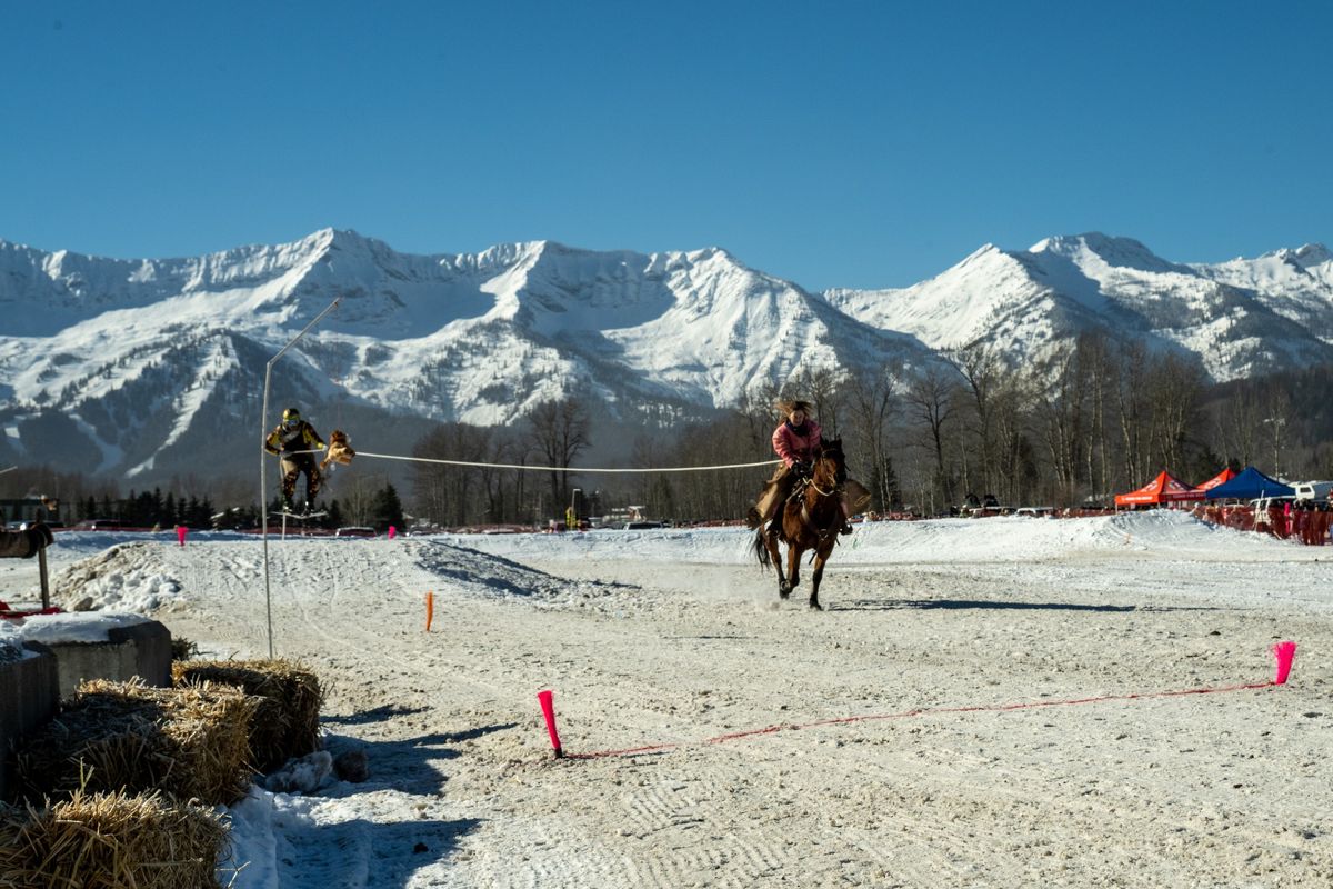 Ponies & Planks Skijoring Fundraiser