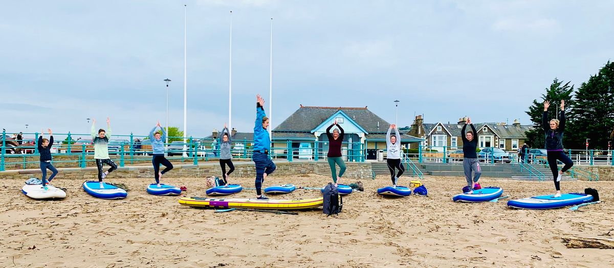 Yoga & Paddleboarding Session Broughty Ferry Beach