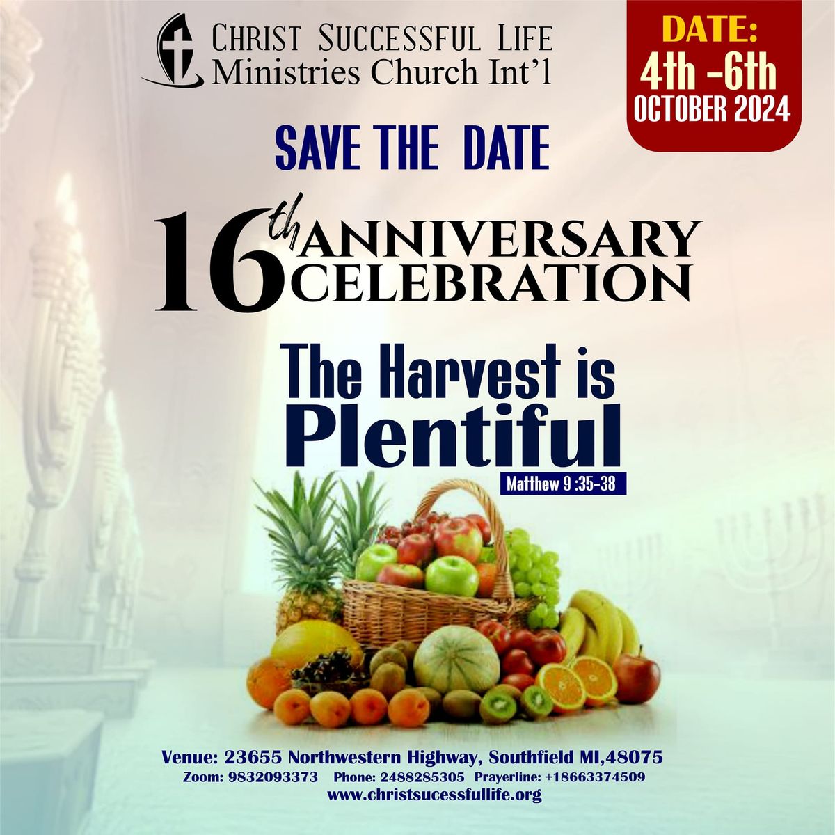 Church Anniversary Celebration