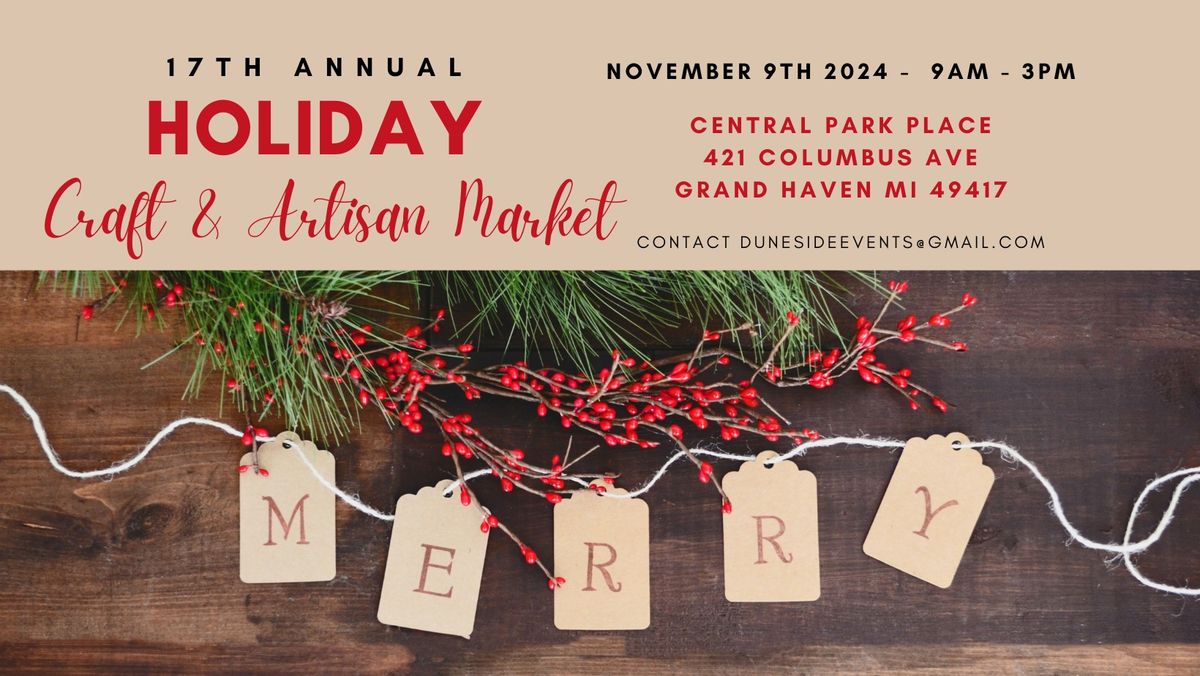 \ud83c\udf80 Holiday Craft & Artisan Market! \ud83c\udf80