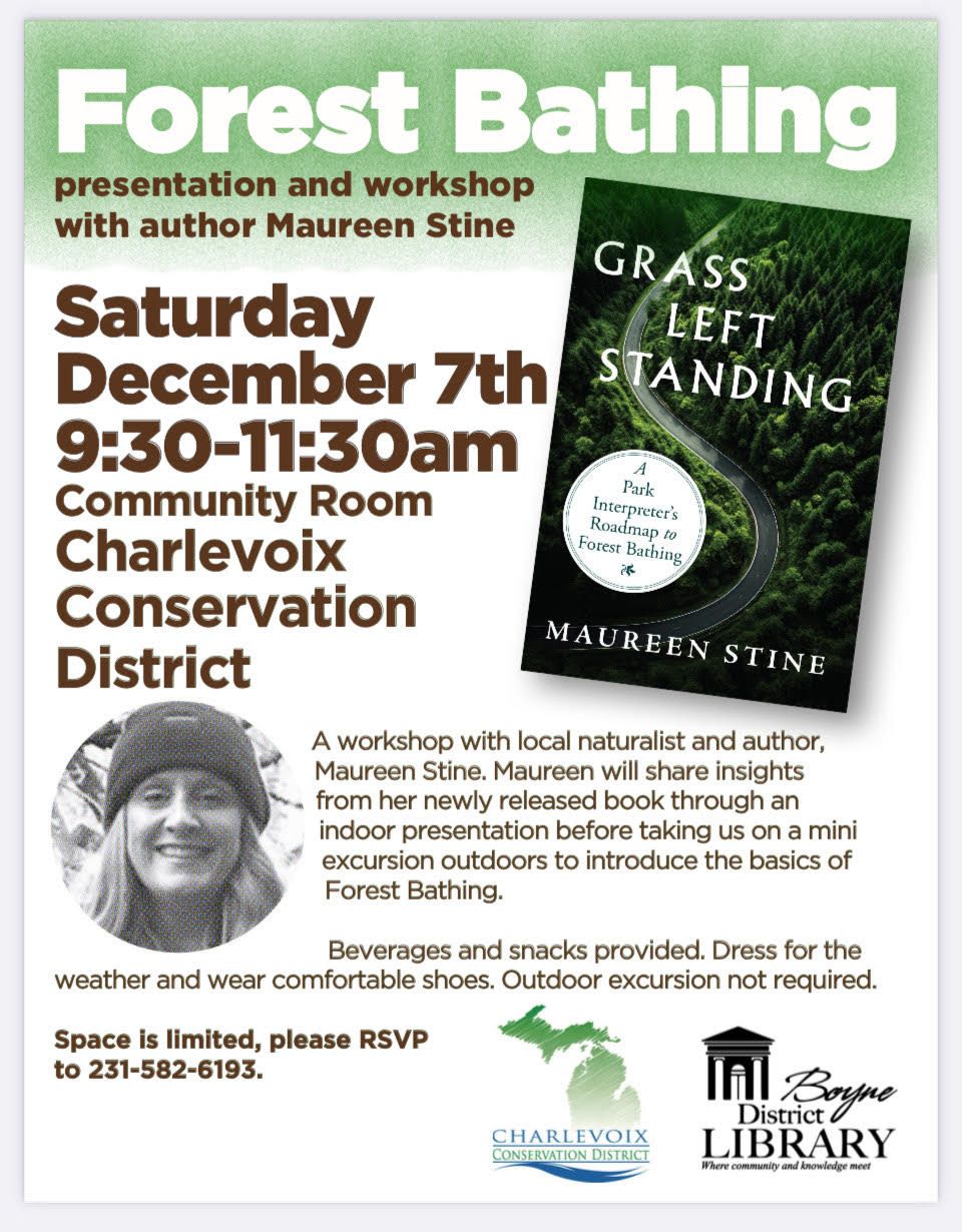 'Grass Left Standing' Book Signing and Mini Forest Bathing Workshop