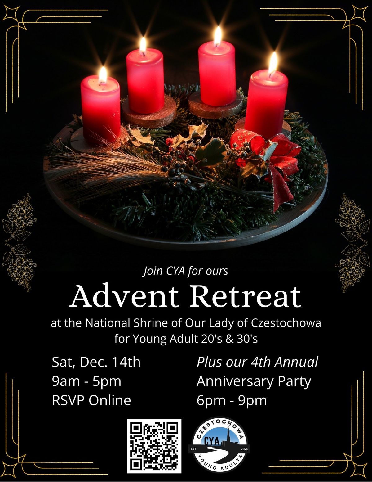 CYA Advent Retreat & 4th Anniversary Party