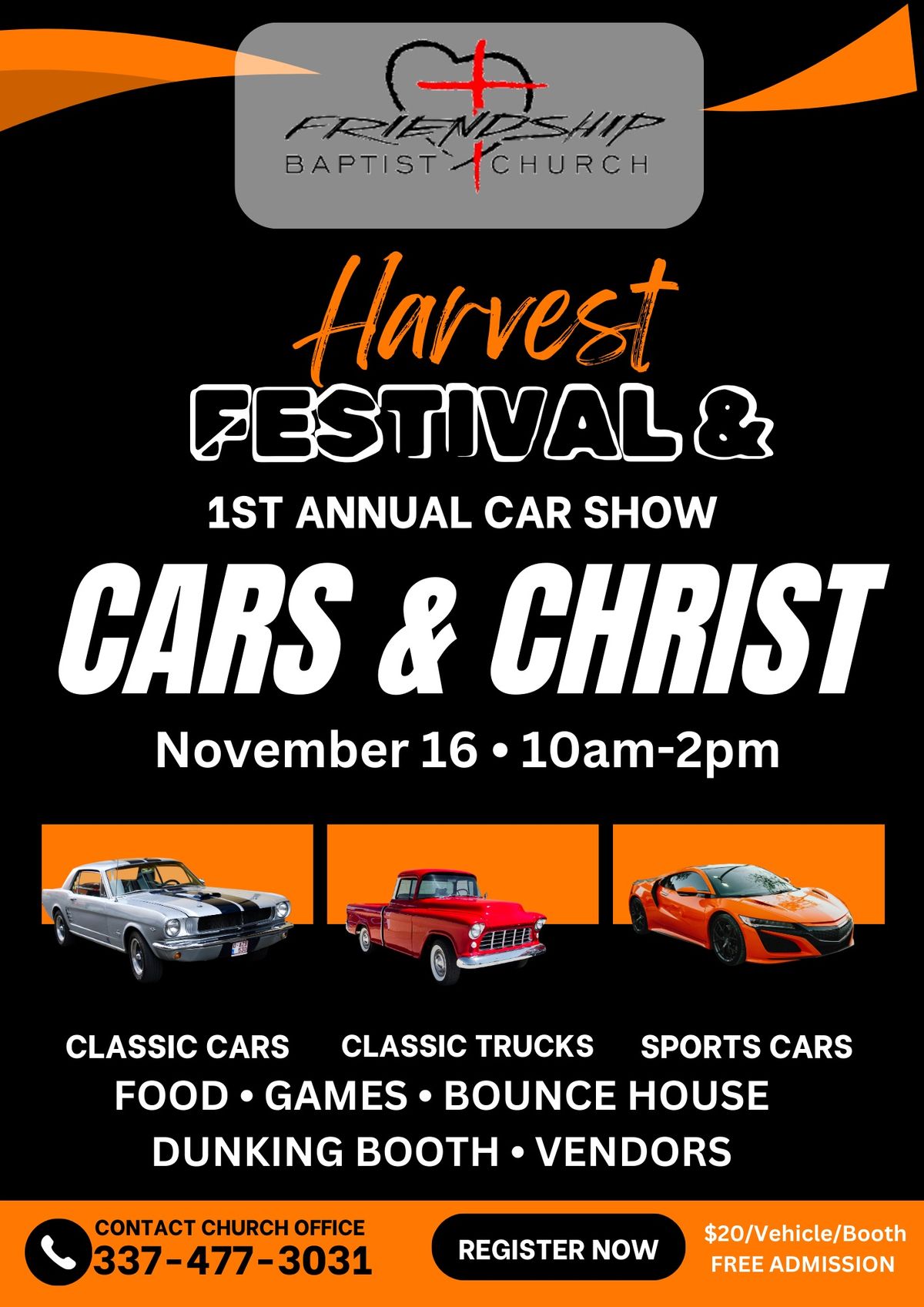 Harvest Festival and 1st annual Car Show