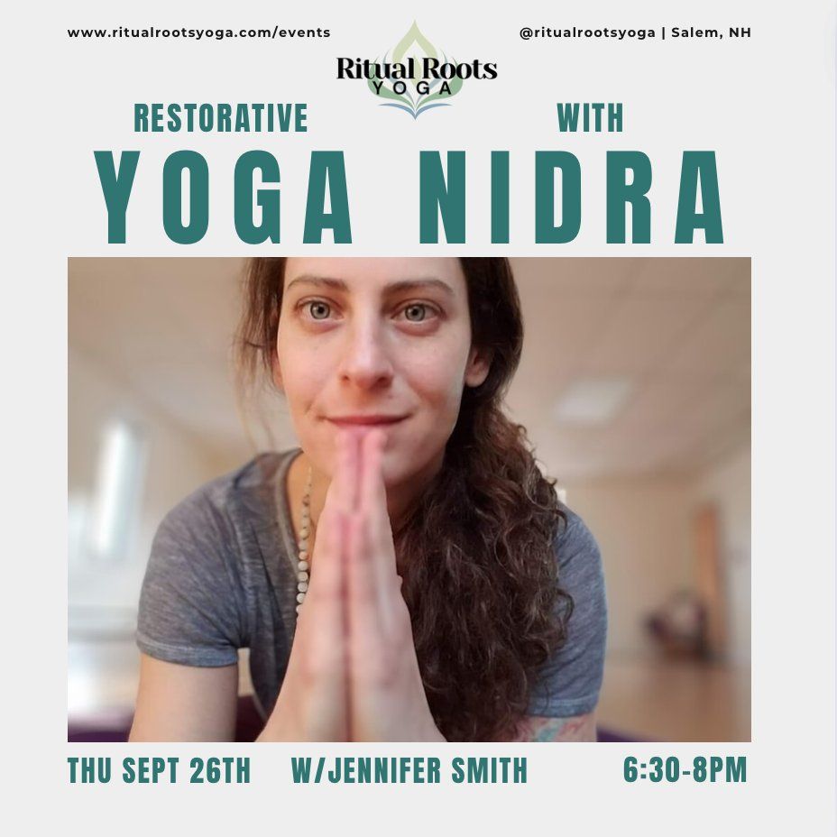 Restoratie + Yoga Nidra w\/ Jennifer Smith