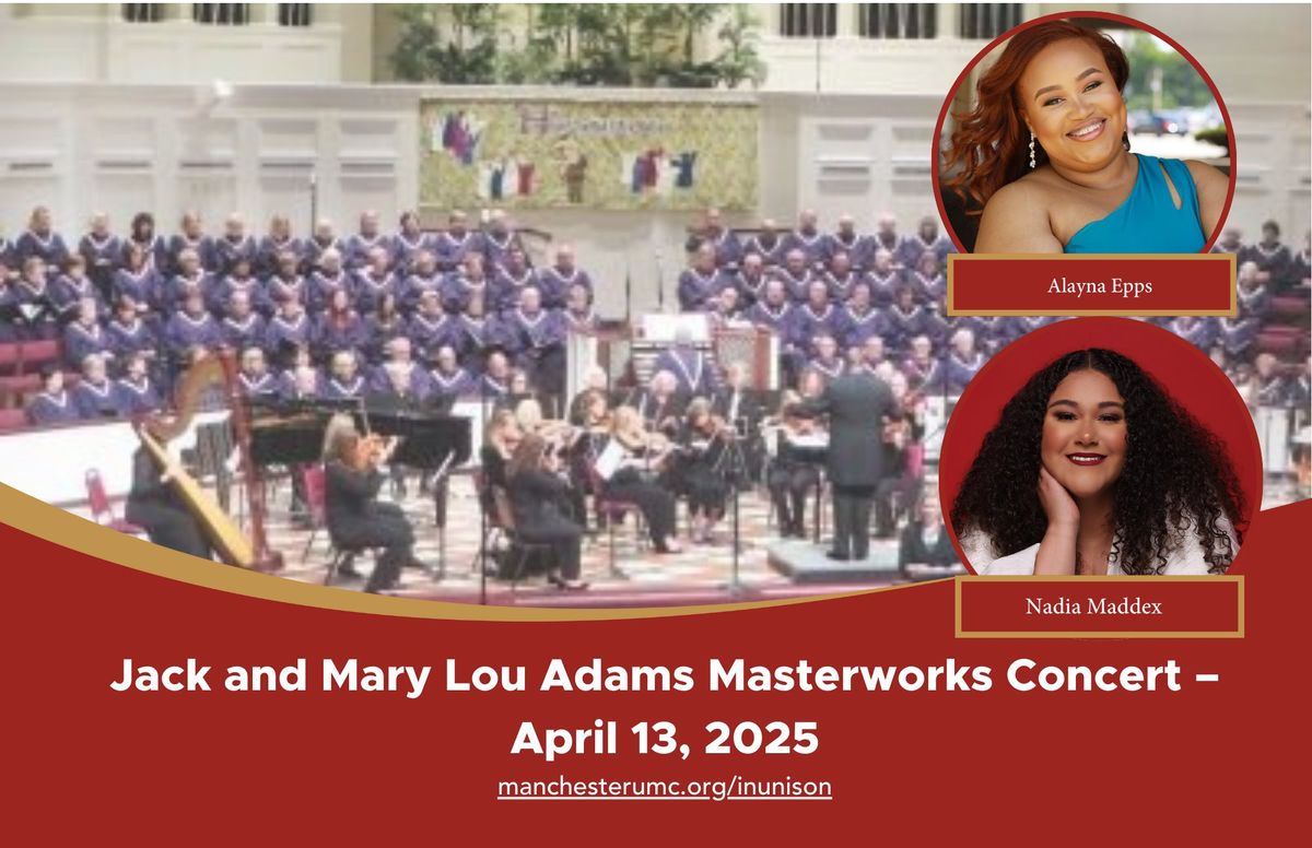 Jack and Mary Lou Adams Masterworks Concert 