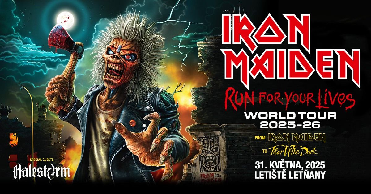 Iron Maiden: Run For Your Lives World Tour 2025 | Praha