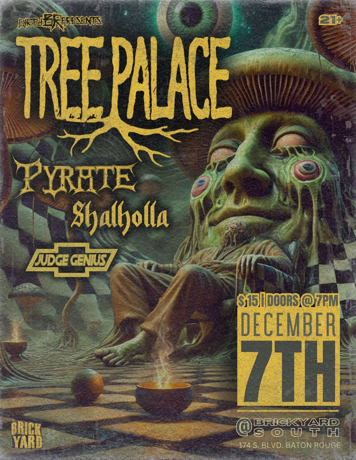 TREE PALACE w\/ Pyrate, Shalholla, and Judge Genius