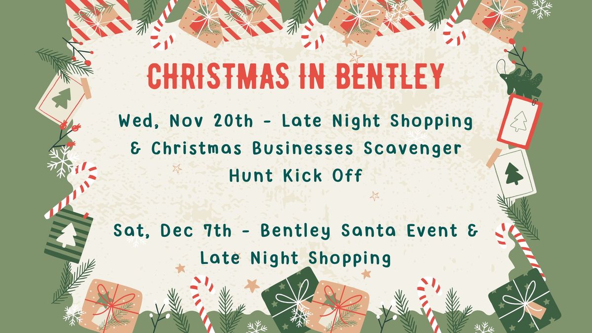 Late Night Christmas Shopping in Bentley