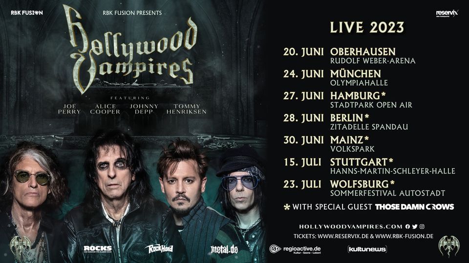The Hollywood Vampires - Live 2023 | Hamburg