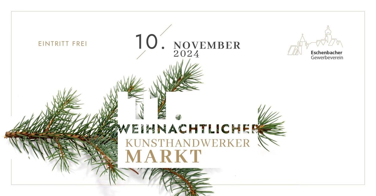 11. Weihnachtlicher Kunsthandwerkermarkt