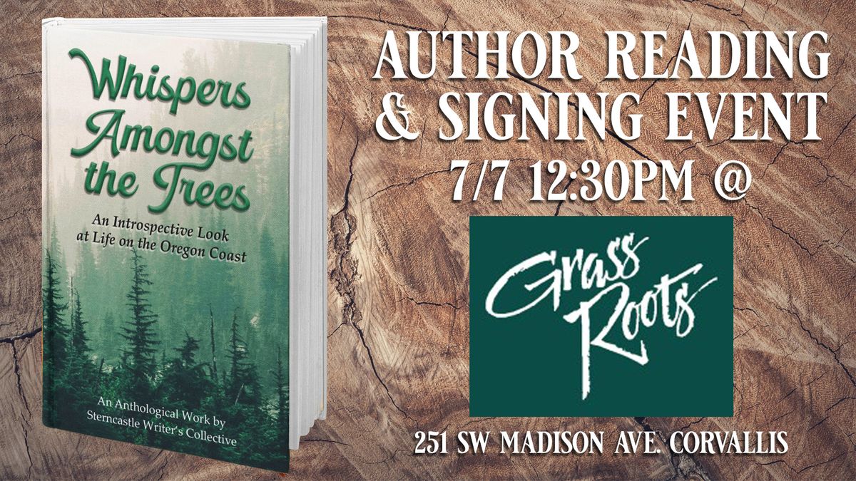 Author Reading & Signing: Whispers Amongst the Trees...