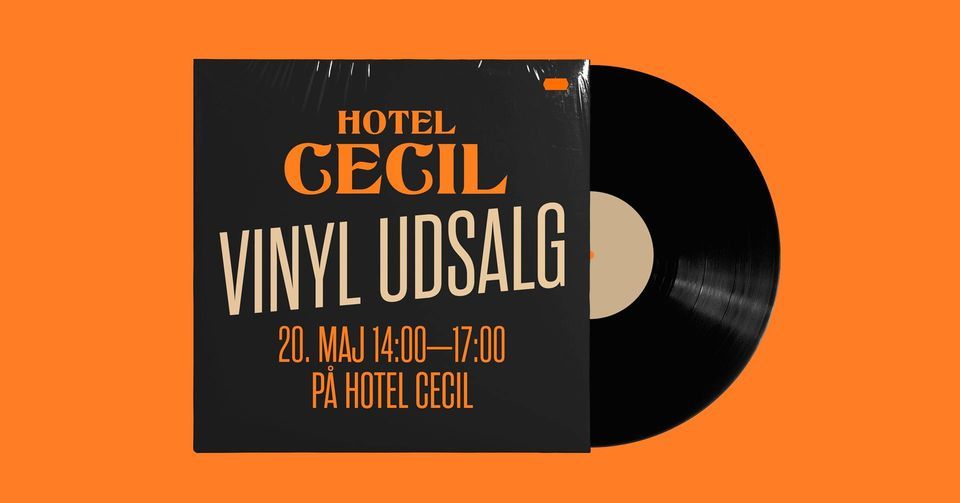 Vinyl udsalg p\u00e5 Hotel Cecil