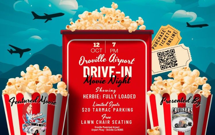 Oroville Airport Drive-In Movie Night