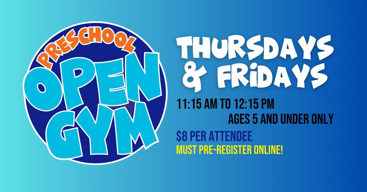 Preschool Open Gym