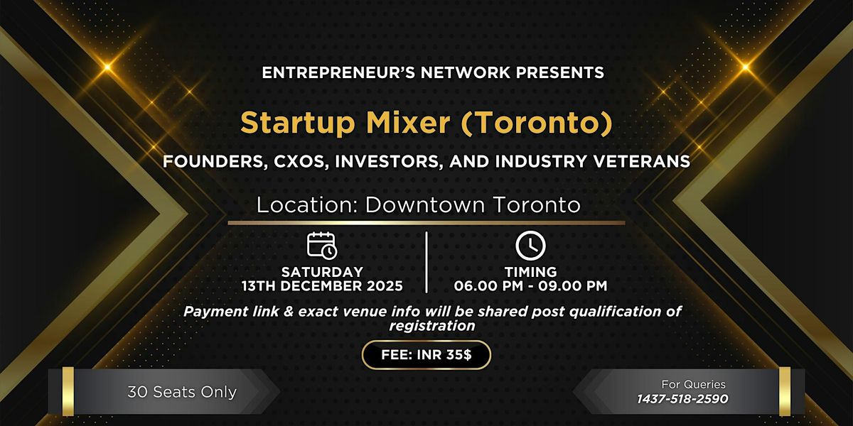 Startup Mixer (Toronto)