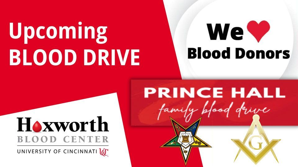 Prince Hall Family Blood Drive - Hoxworth Blood Center