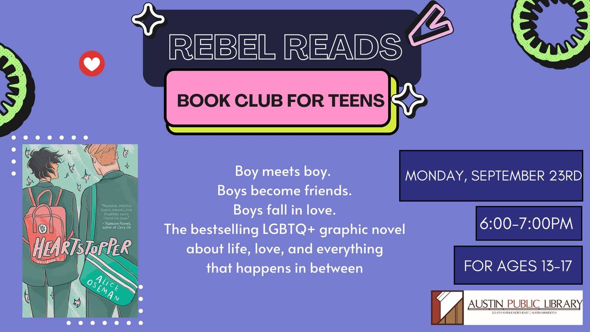 Rebel Reads Book Club for Teens