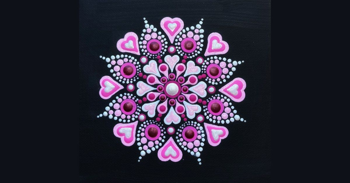 Painted Dot Mandala: Ornaments