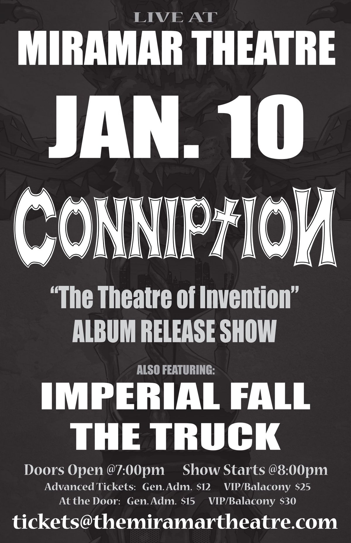 \u201cThe Theatre of Invention\u201d ALBUM RELEASE SHOW