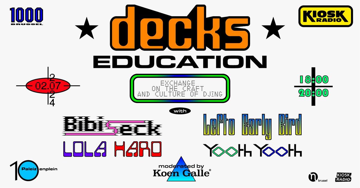 Decks Education - Exchange on the Craft and Culture of DJing