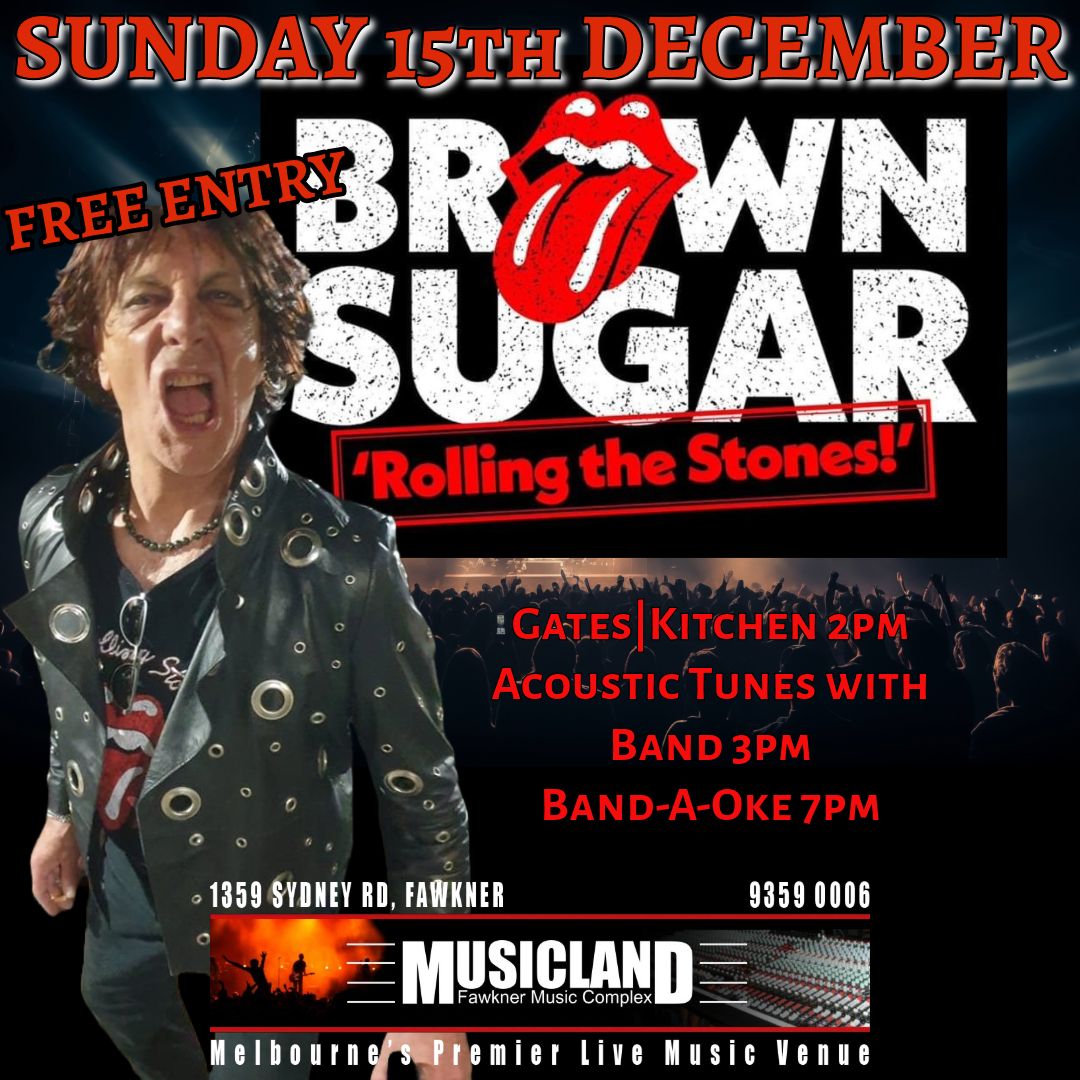 Sunday Fundays - BROWN SUGAR (The Rolling Stones)