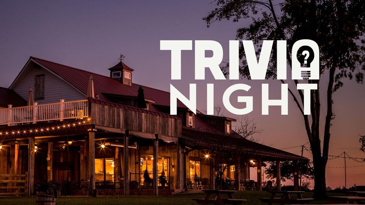 Thursday Night Trivia at The Winery at Bull Run