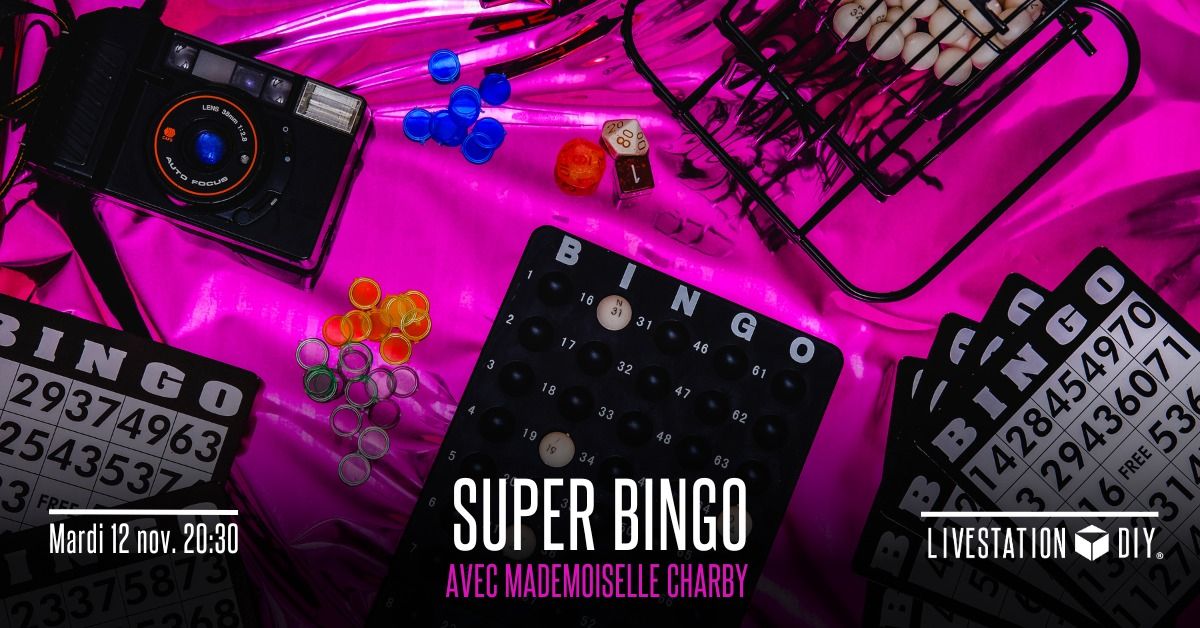 Super Bingo avec Mademoiselle Charby ! 