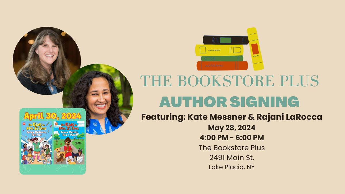 Book Signing with Kate Messner and Rajani LaRocca