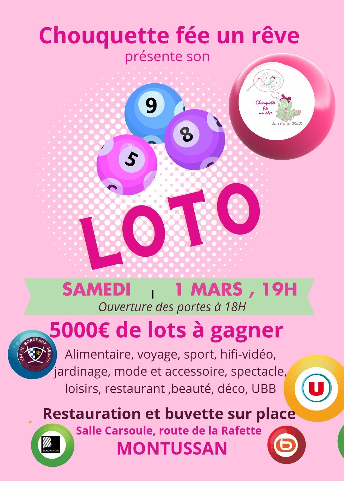 Chouquette f\u00e9e son loto 