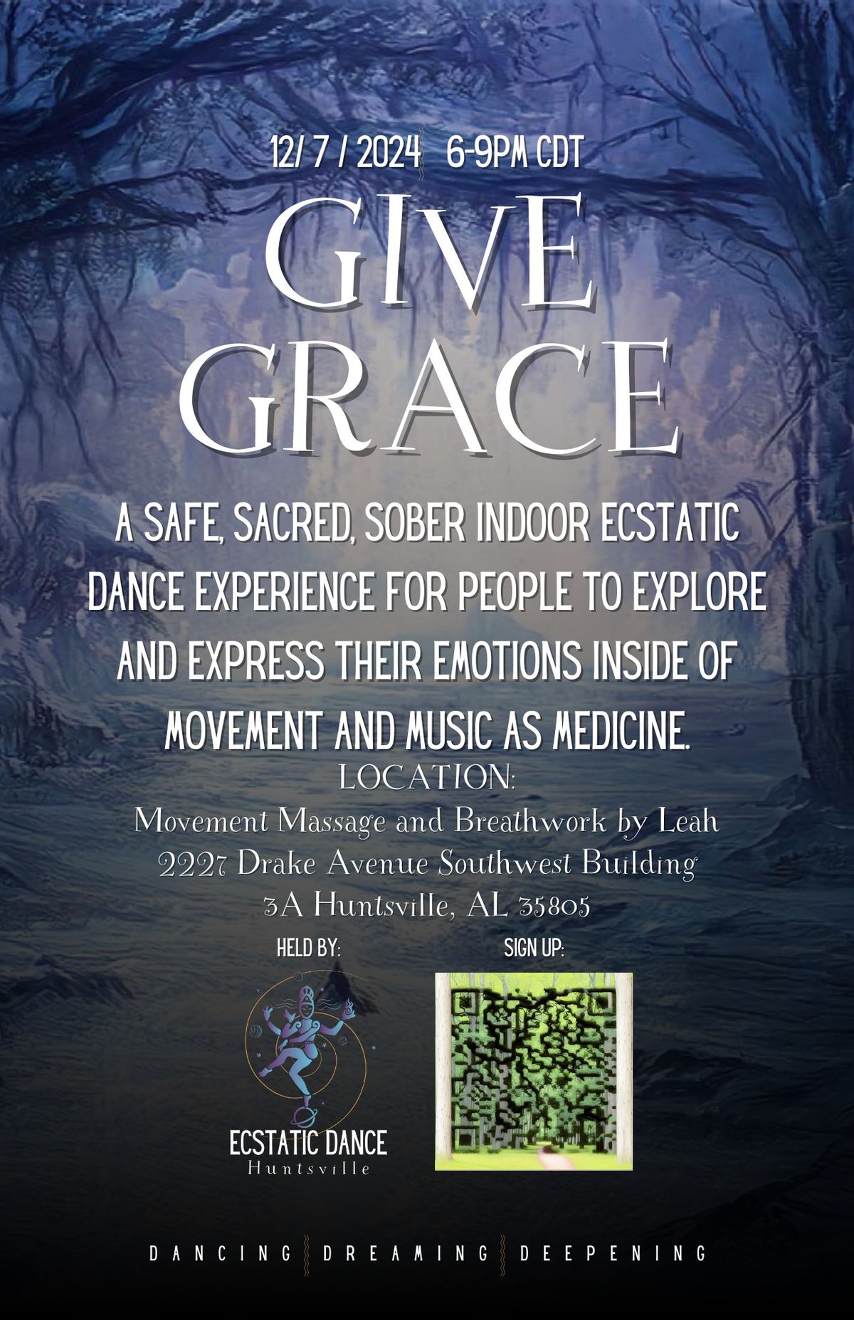 GIVE GRACE ECSTATIC DANCE