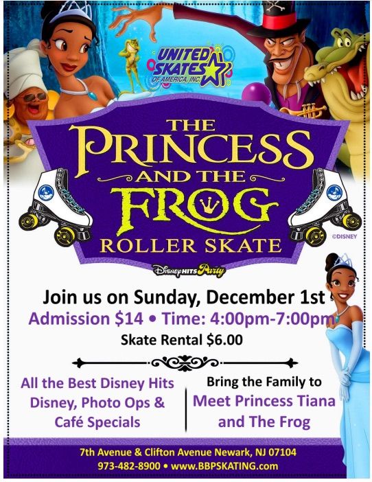 Skate with Princess Tiana