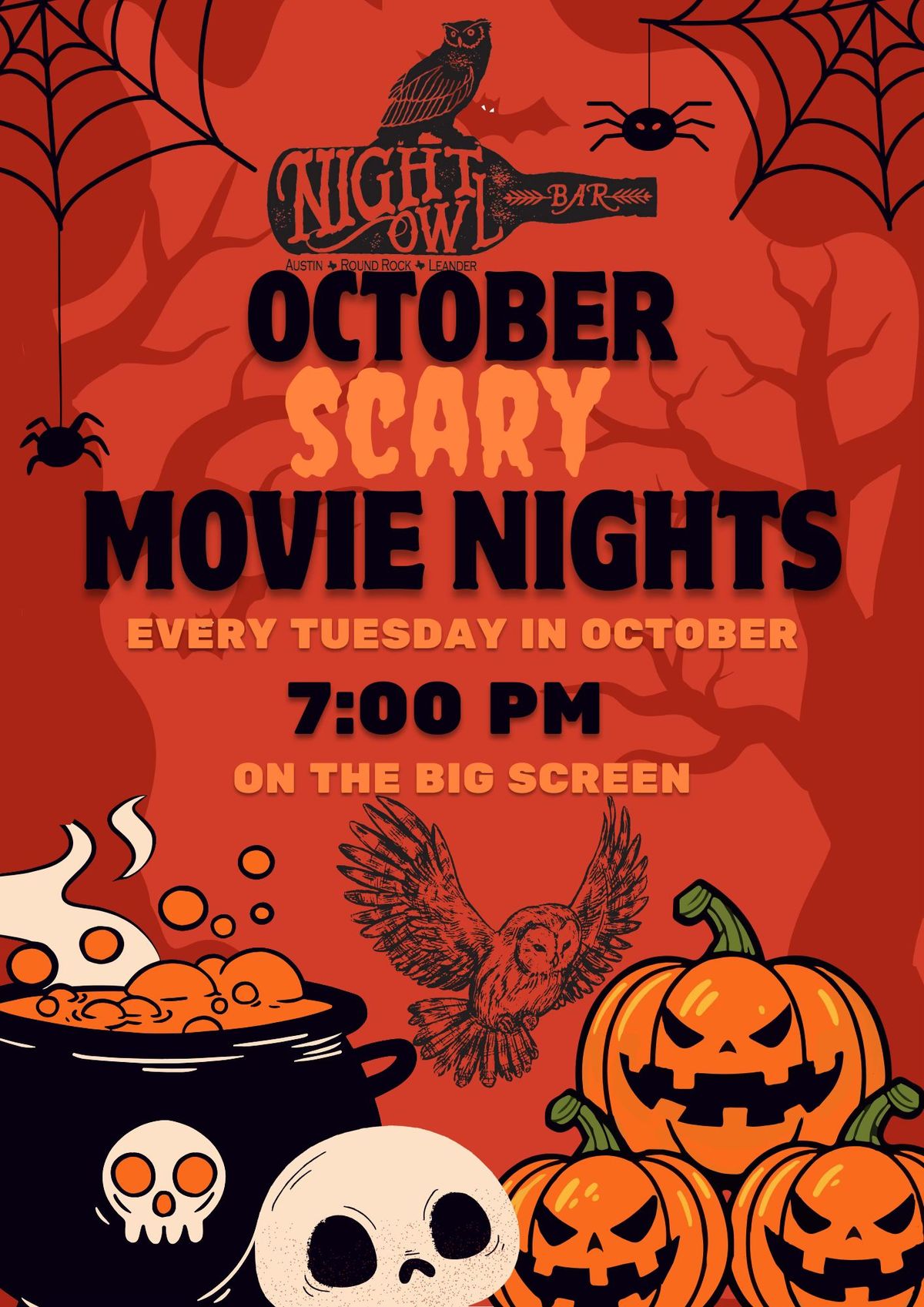 October Scary Movie Nights