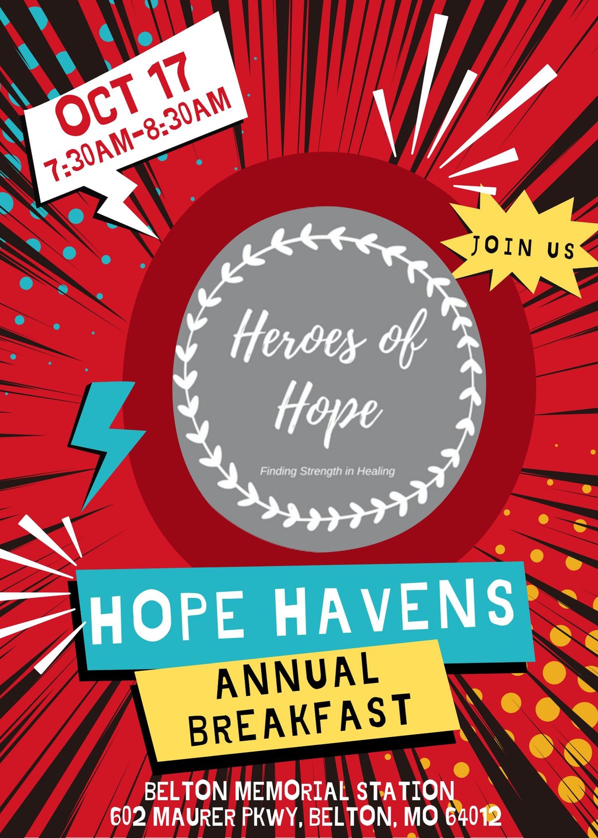 Heroes of Hope Breakfast- Networking and Awareness