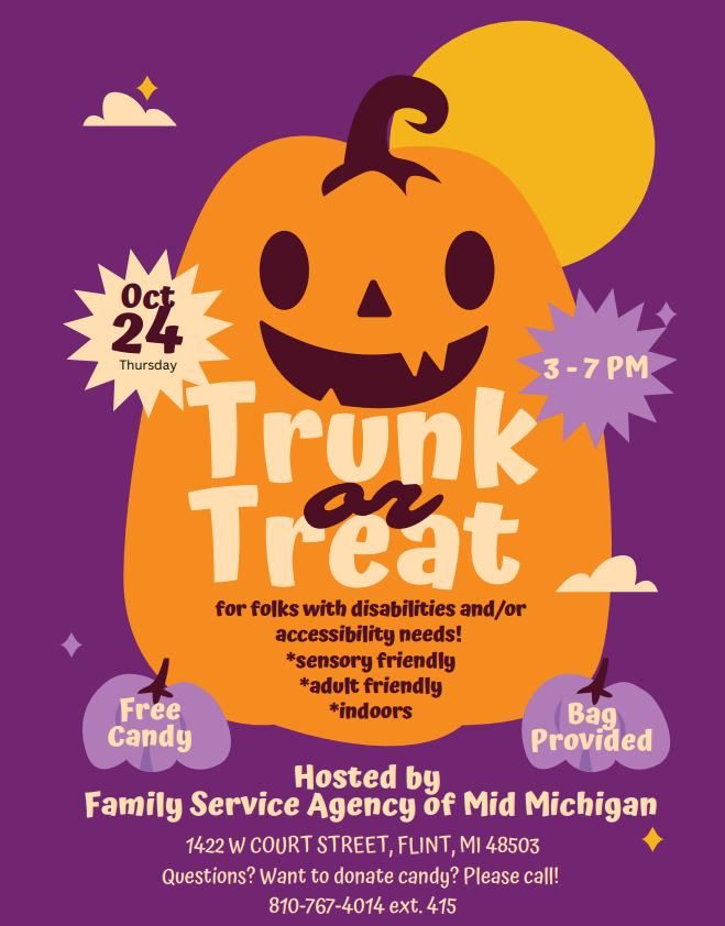 Accessible Trunk or Treat at Family Service Agency! 