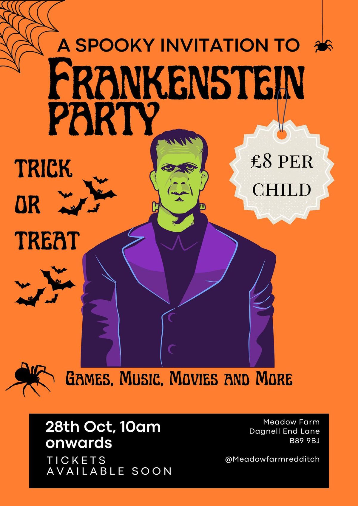 Frankenstein Party Hosted by Fun-time Theatre