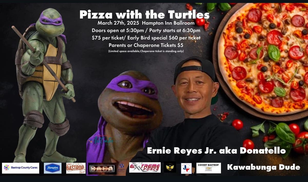 Pizza with Ninja Turtles 