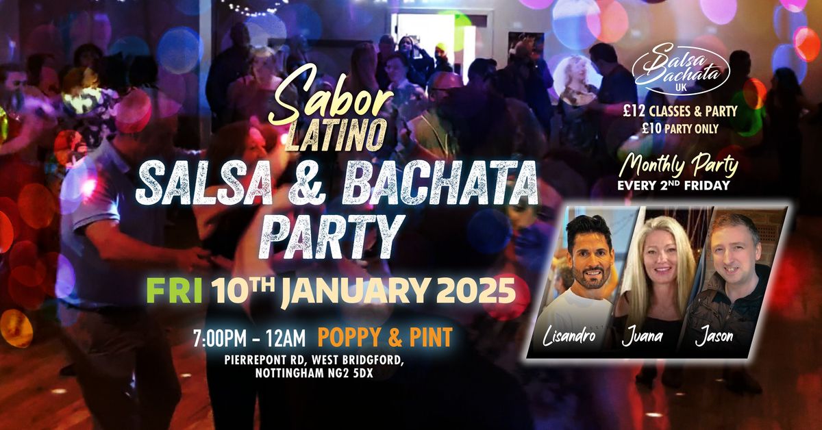 \u2605 Sabor Latino \u2605 Salsa Bachata Party at Poppy & Pint