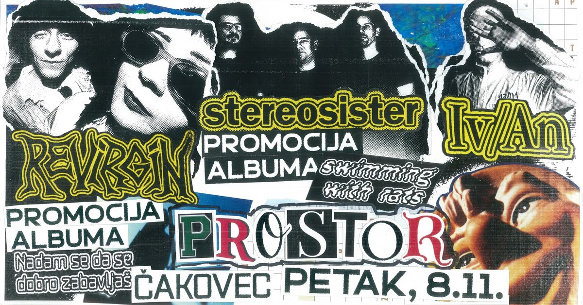 Promocija albuma REVIRGIN i STEREOSISTER + suport IV\/AN