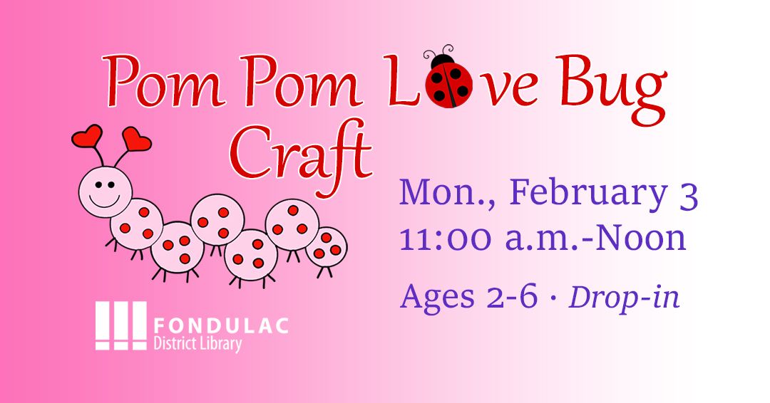 PomPom Love Bug Craft