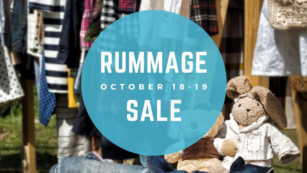 Fall Rummage Sale 