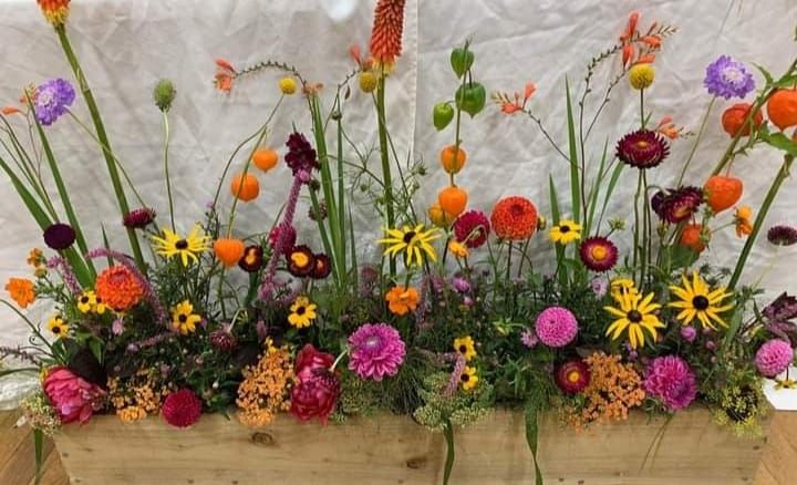 October Demonstration with Pam of Quirky Flowers 