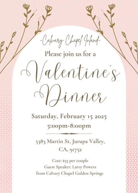 Valentine's Dinner with Larry Powers