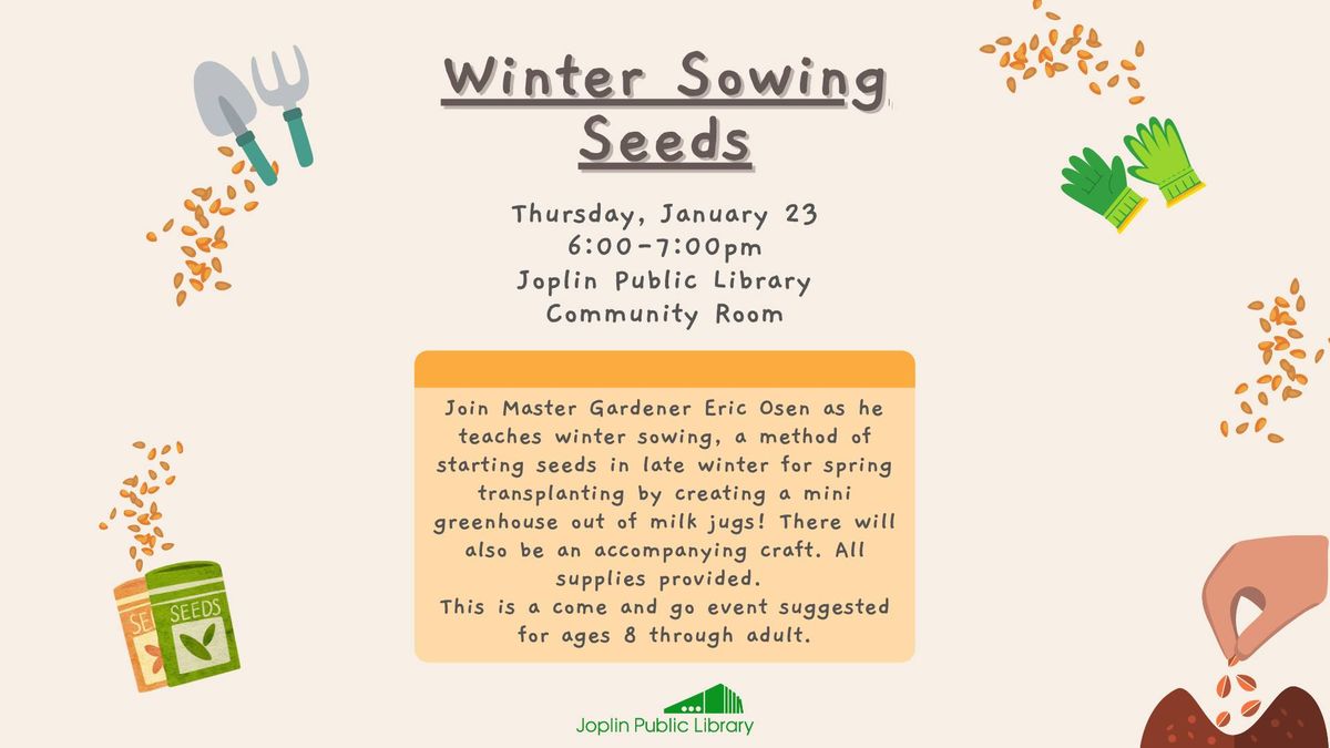 Winter Sowing Seeds