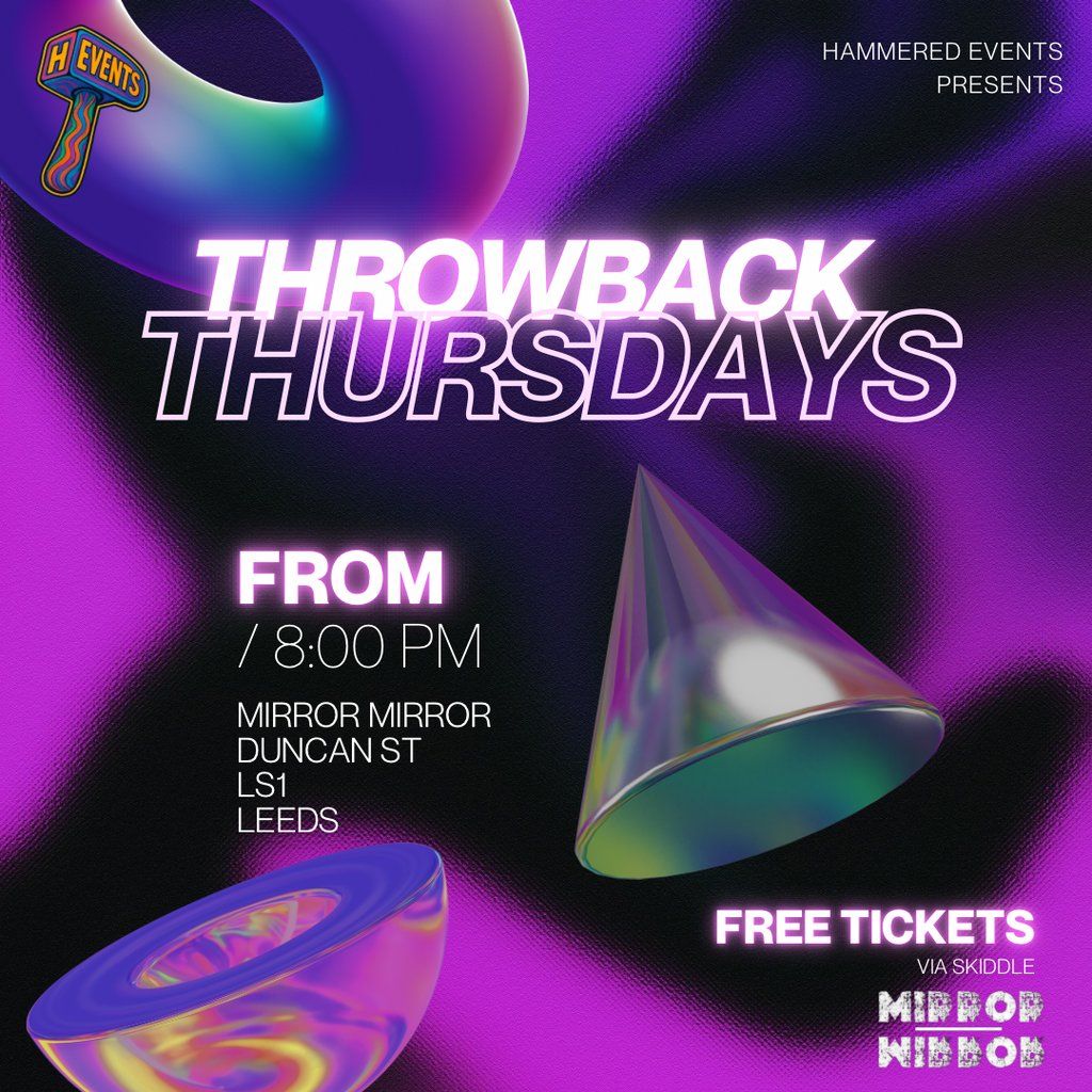 Throwback Thursdays