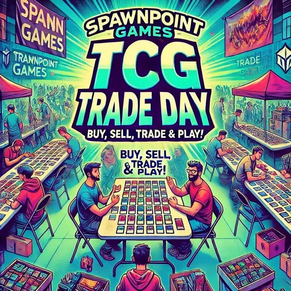 SpawnPoint Perth | Trade Em All Day | Trading Cards Comics & Collectables