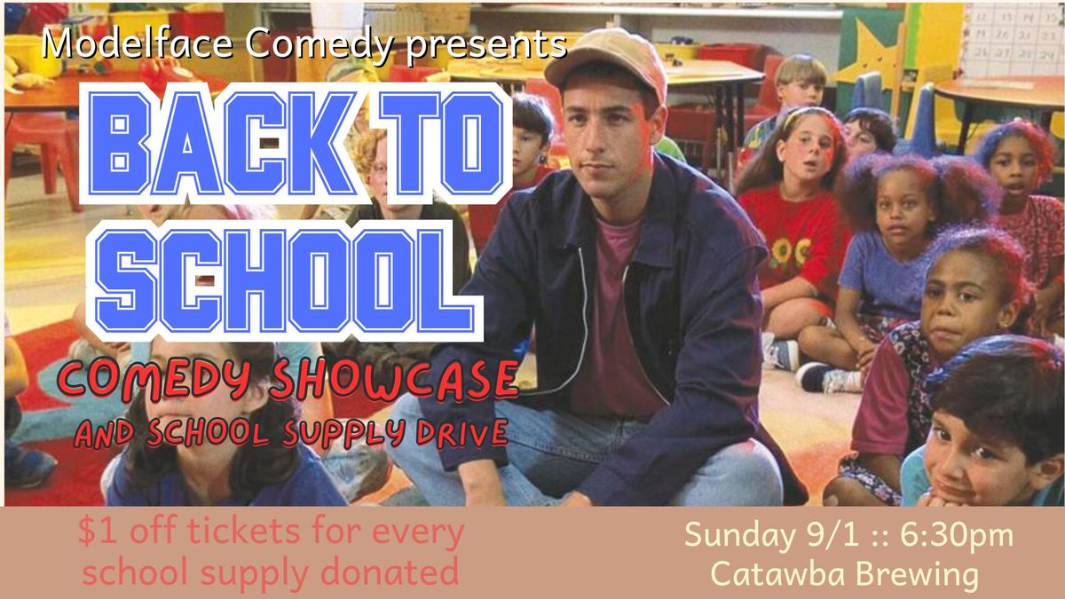 Back to School Comedy Showcase at Catawba Brewing