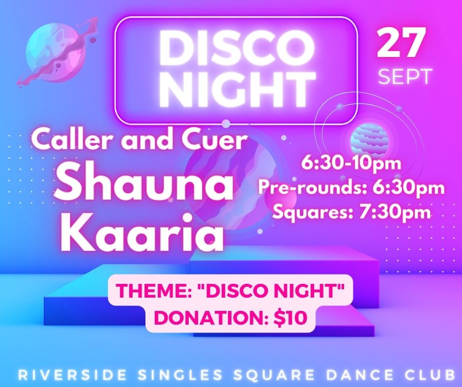 "Disco Night" Square Dance with Rounds | Shauna Kaaria