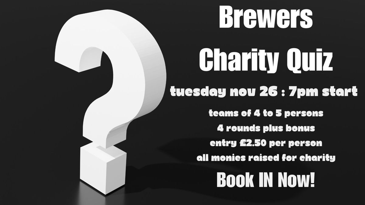 CHARITY QUIZ NIGHT