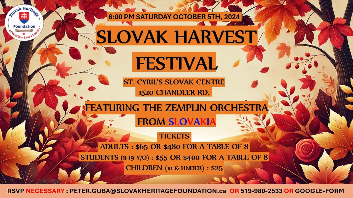 Slovak Harvest Fest | Obera\u010dkov\u00e1 Z\u00e1bava 2024