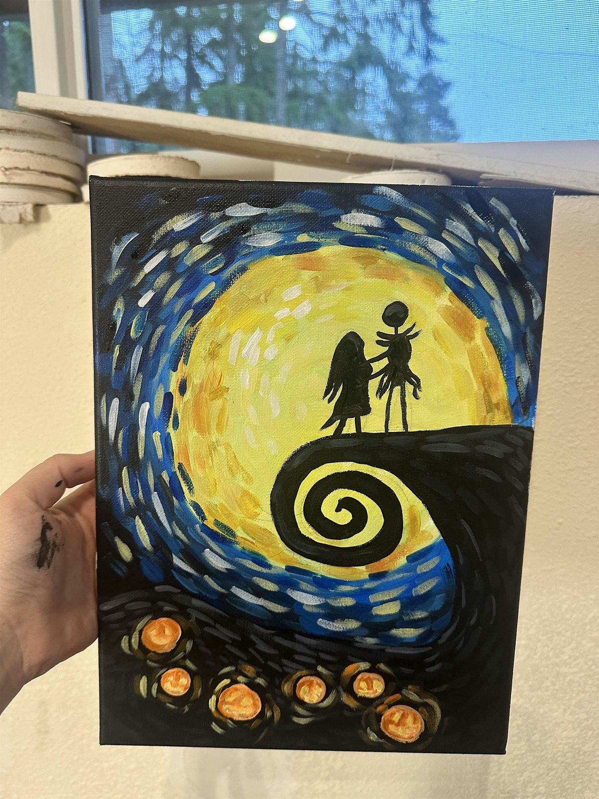 Starry Nightmare Before Christmas Paint-N-Sip